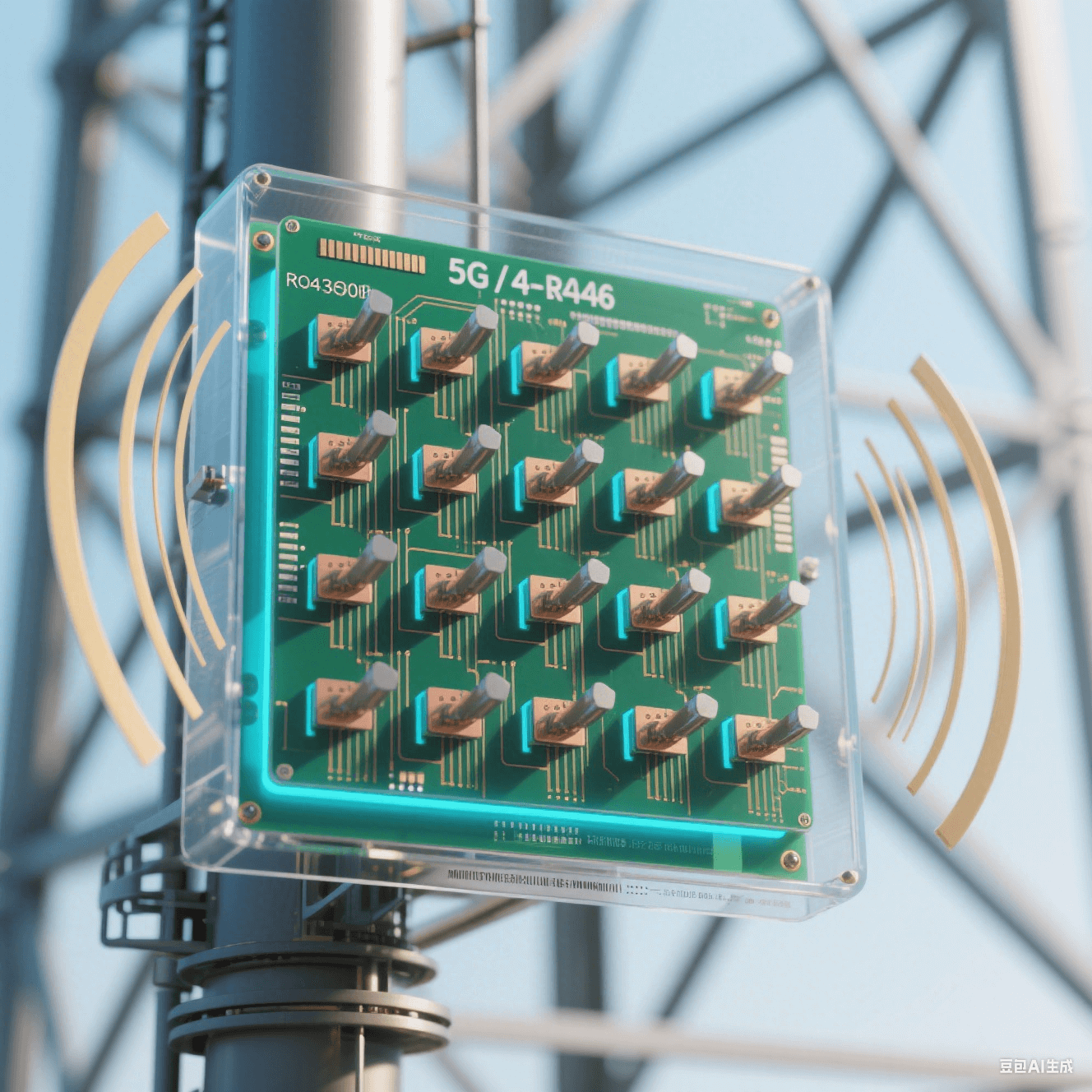 5G基站混壓方案：L4/L6層嵌入RO4350B模塊實現64天線單元與15%插損優化