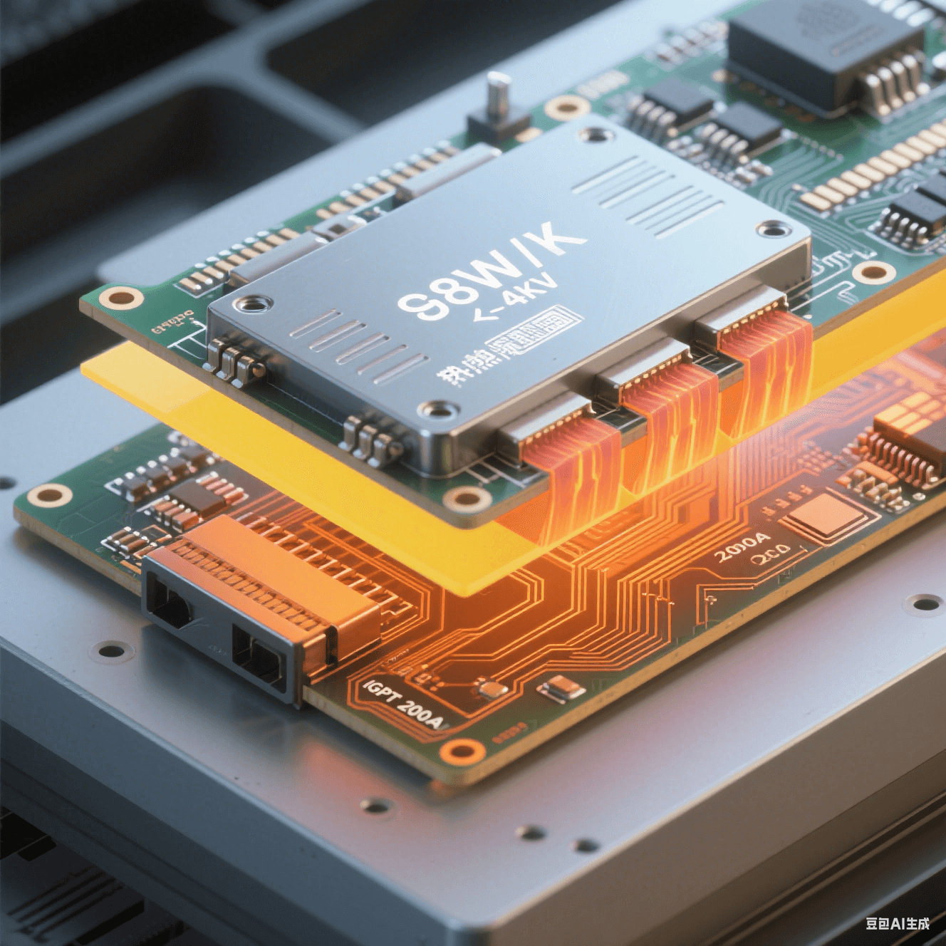 BMS金屬基板散熱方案：鋁基板導熱＞8W/mK承載200A電流