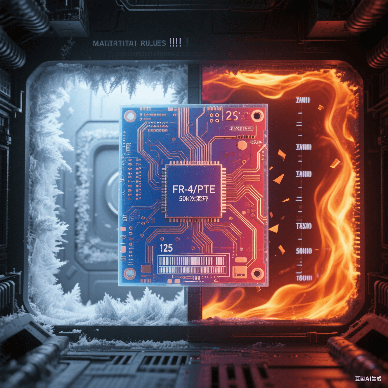 混壓板極端環境驗證：-55℃至125℃循環5萬次界面零分層