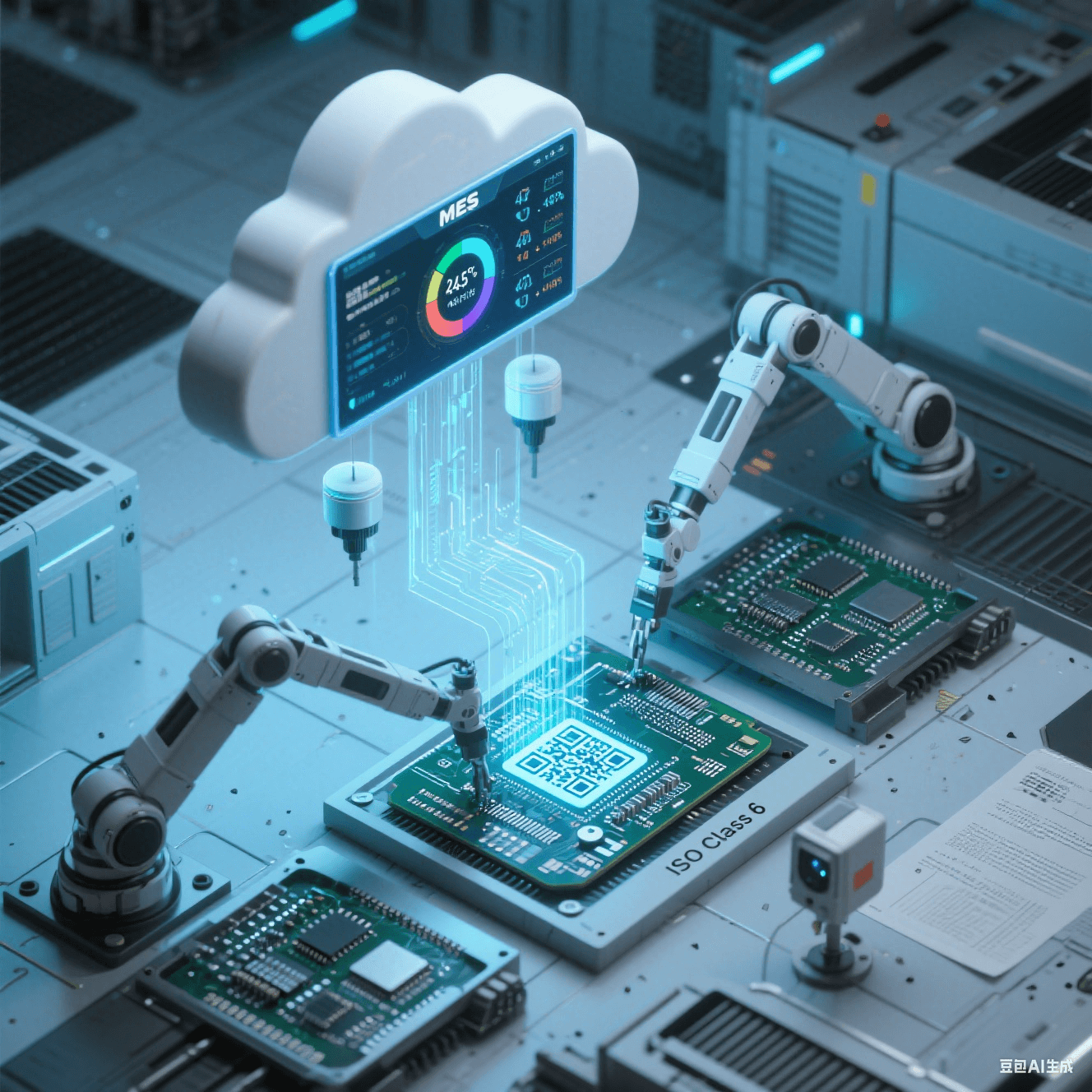 汽車PCB智能制造：MES全流程追溯與環境溫濕度精密控制
