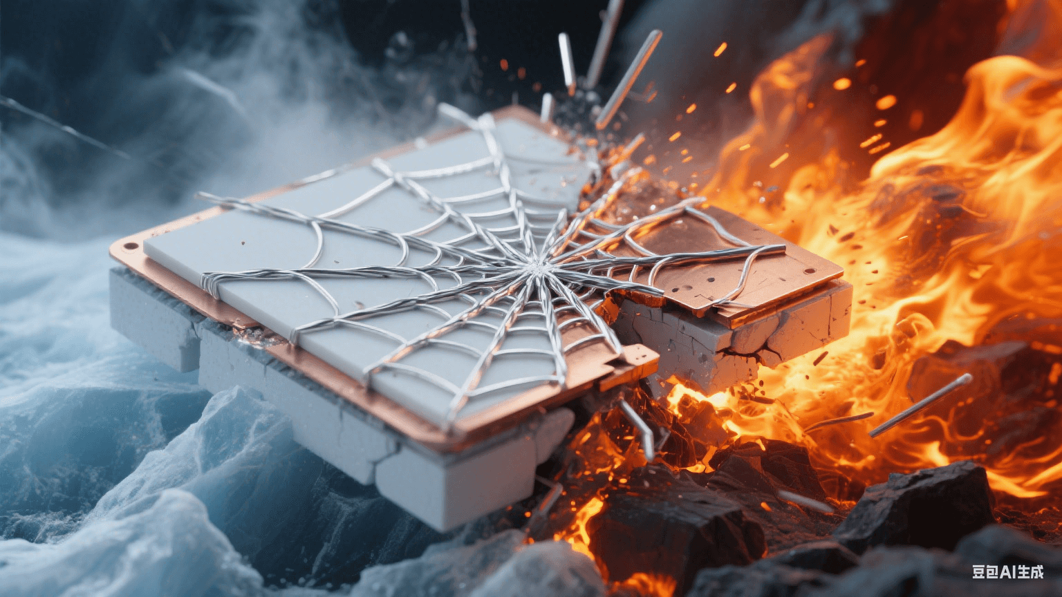 展示陶瓷與銅箔在極端環境下的結合強度