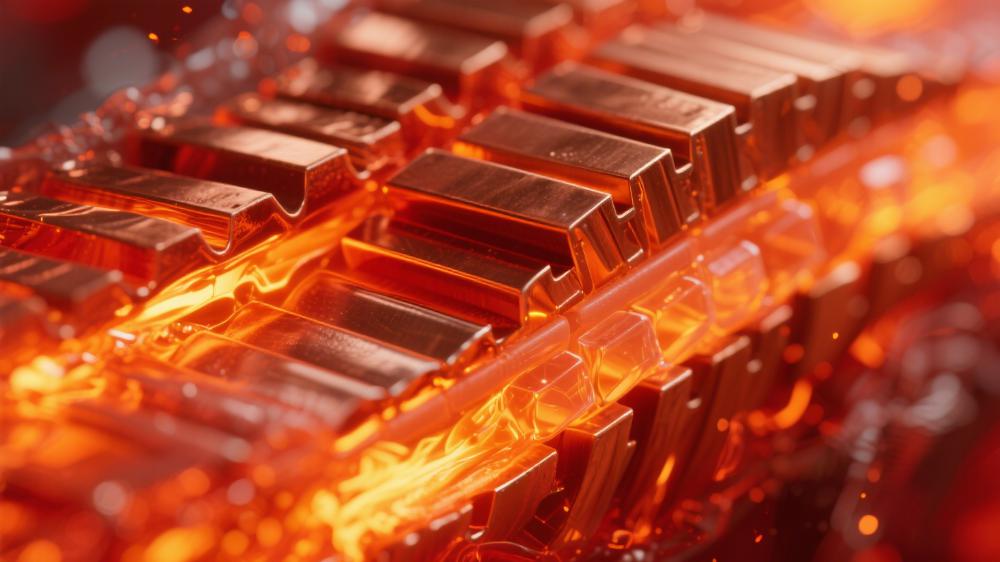 PTFE與銅箔在高溫高壓下層壓結合的微觀藝術表現 展現其牢固的機械咬合結構與熱能過程