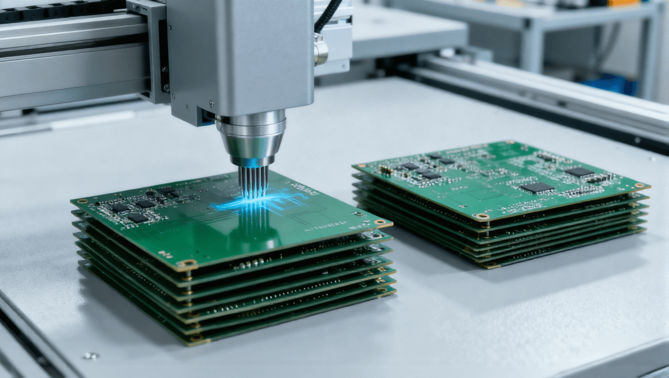 工業(yè)控制4層PCB飛針5%抽測場景,覆蓋良品與不良品將漏測率降至0.2% 工業(yè)控制4層PCB飛針5%抽測場景,覆蓋良品與不良品將漏測率降至0.2%