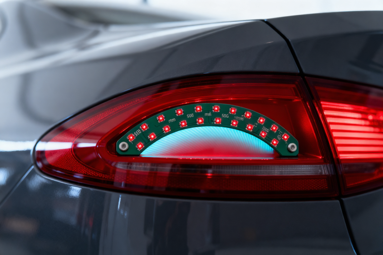 汽車 LED 尾燈鋁基板場景 汽車 LED 尾燈鋁基板場景