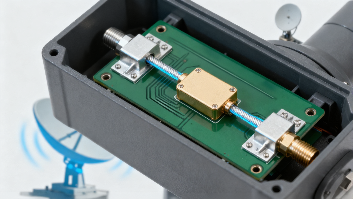 地面站 LNB 高頻板場(chǎng)景，HVLP 銅箔 + 阻抗匹配使插入損耗 0.08dBcm 提升EbN01.2dB