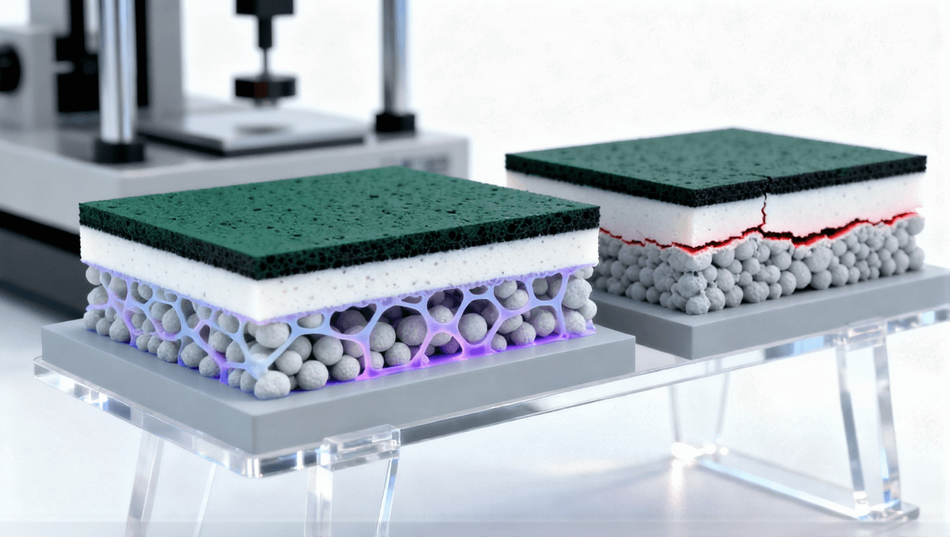石墨烯-基材界面增強場景，納米SiO?三維網絡使剝離強度＞1.3kNm