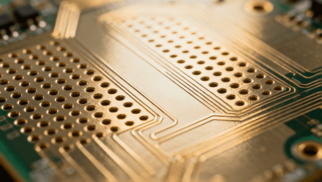 高密度互連板HDI使用脈沖電鍍工藝，展現細線路與鍍層均勻性