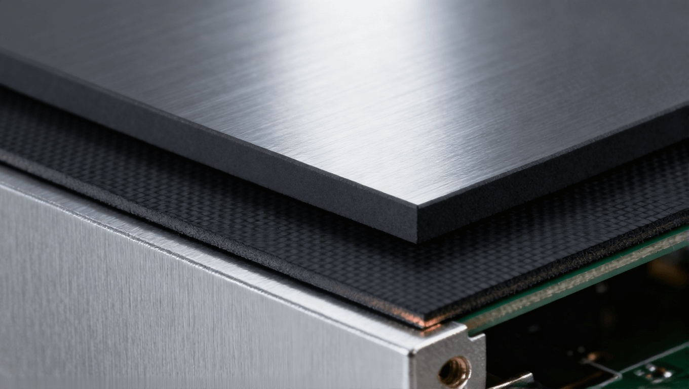 光模塊PCB石墨片與鋁基覆銅板散熱結構 高效散熱工業感