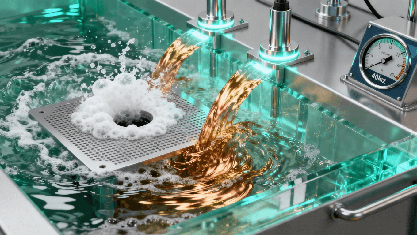 超聲波輔助電鍍除泡裝置工作原理動態演示 