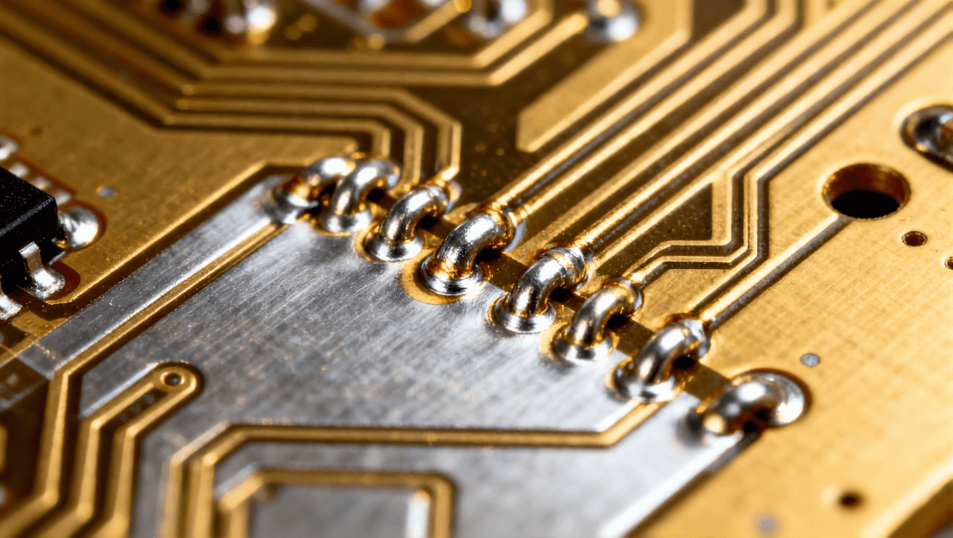 電路板鍍鎳金工藝中優良的焊接點和穩定性