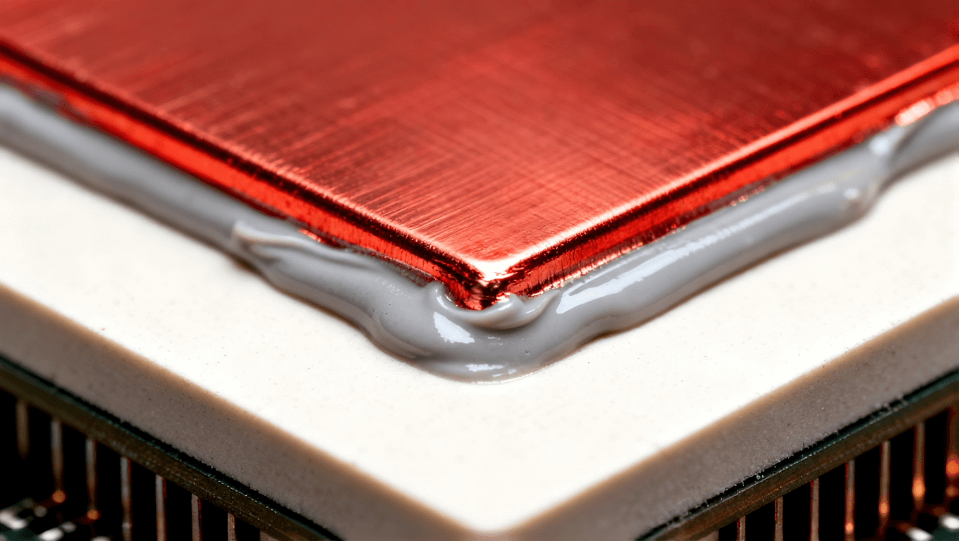 陶瓷封裝基板表面的厚銅散熱層與導熱膠共同構成高效熱傳導結構