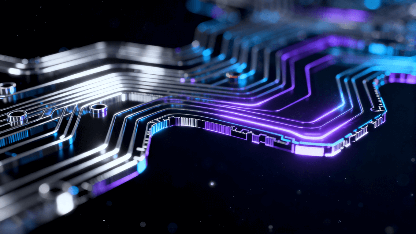 高精度菲林技術概念圖，代表PCB行業向高密度、高可靠性發展的創新方向