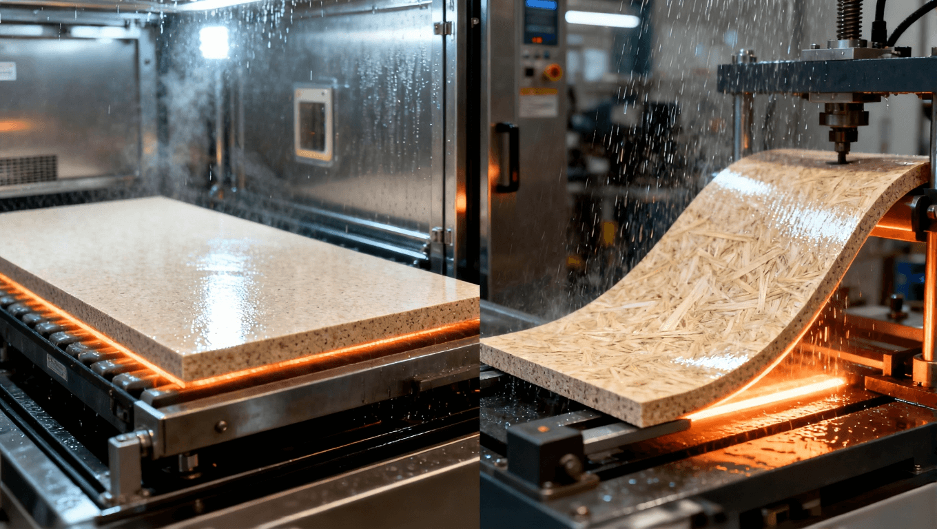 高頻板材在濕熱環境與機械應力測試下的性能對比圖