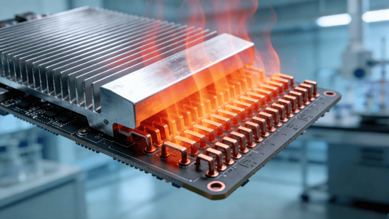 PCB散熱過孔陣列與熱傳導效果視覺化展示