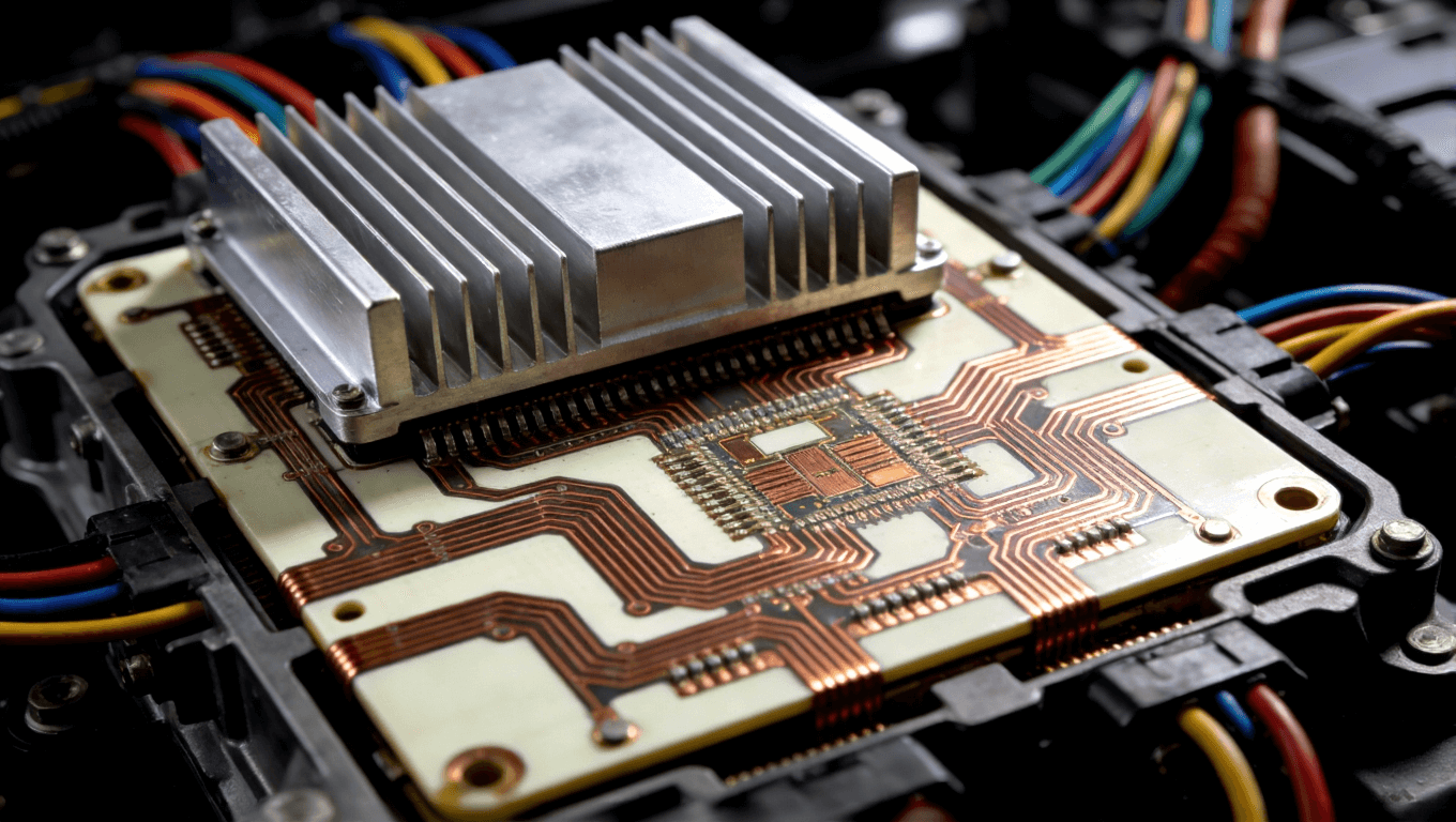 陶瓷電路板在新能源汽車電機控制器中的高功率散熱與高壓絕緣應用