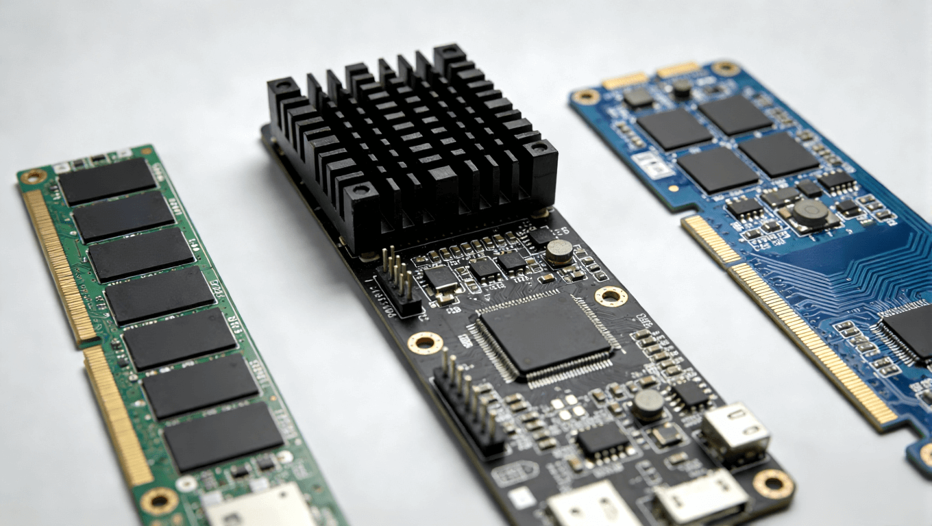 消費電子、工業控制、汽車電子PCB絲印應用對比展示